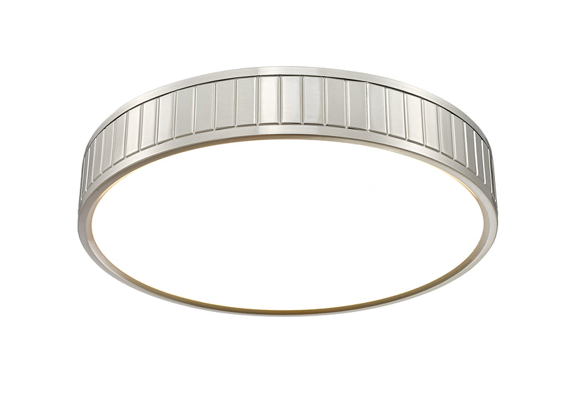Madison 1 Light 16.5" Flush Mount in Brushed Nickel