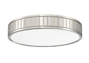Madison 1 Light 16.5" Flush Mount in Brushed Nickel