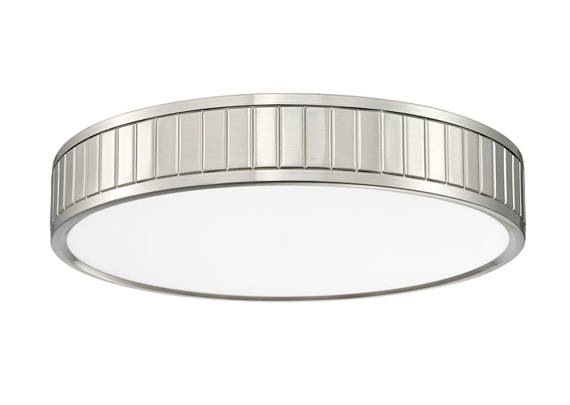 Madison 1 Light 16.5" Flush Mount in Brushed Nickel