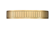 Madison 1 Light 16.5" Flush Mount in Modern Gold