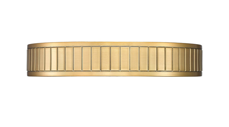 Madison 1 Light 16.5" Flush Mount in Modern Gold