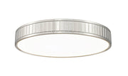 Madison 1 Light 20.5" Flush Mount in Brushed Nickel