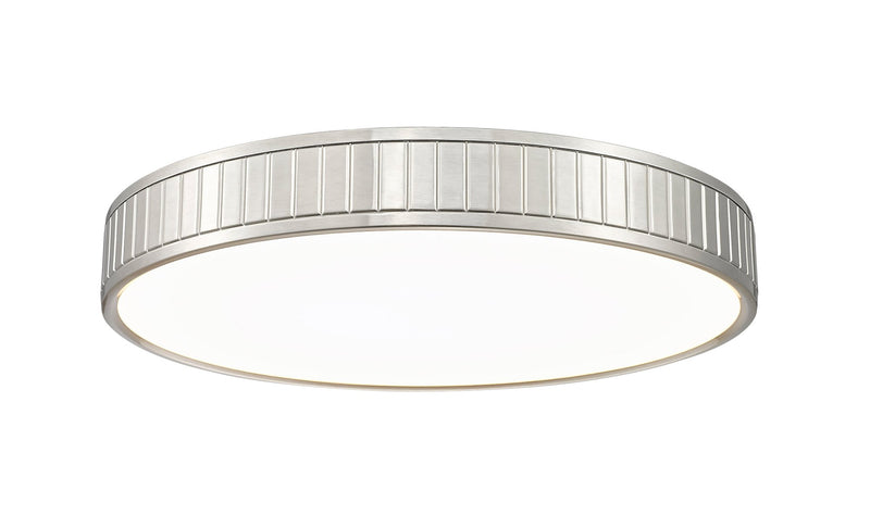 Madison 1 Light 20.5" Flush Mount in Brushed Nickel