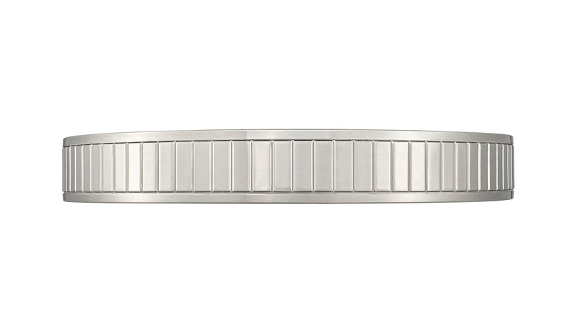 Madison 1 Light 20.5" Flush Mount in Brushed Nickel