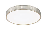 Madison 1 Light 20.5" Flush Mount in Brushed Nickel