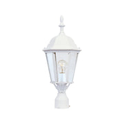 Westlake 1 Light 21" Outdoor Post Lantern in White