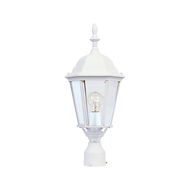 Westlake 1 Light 21" Outdoor Post Lantern in White