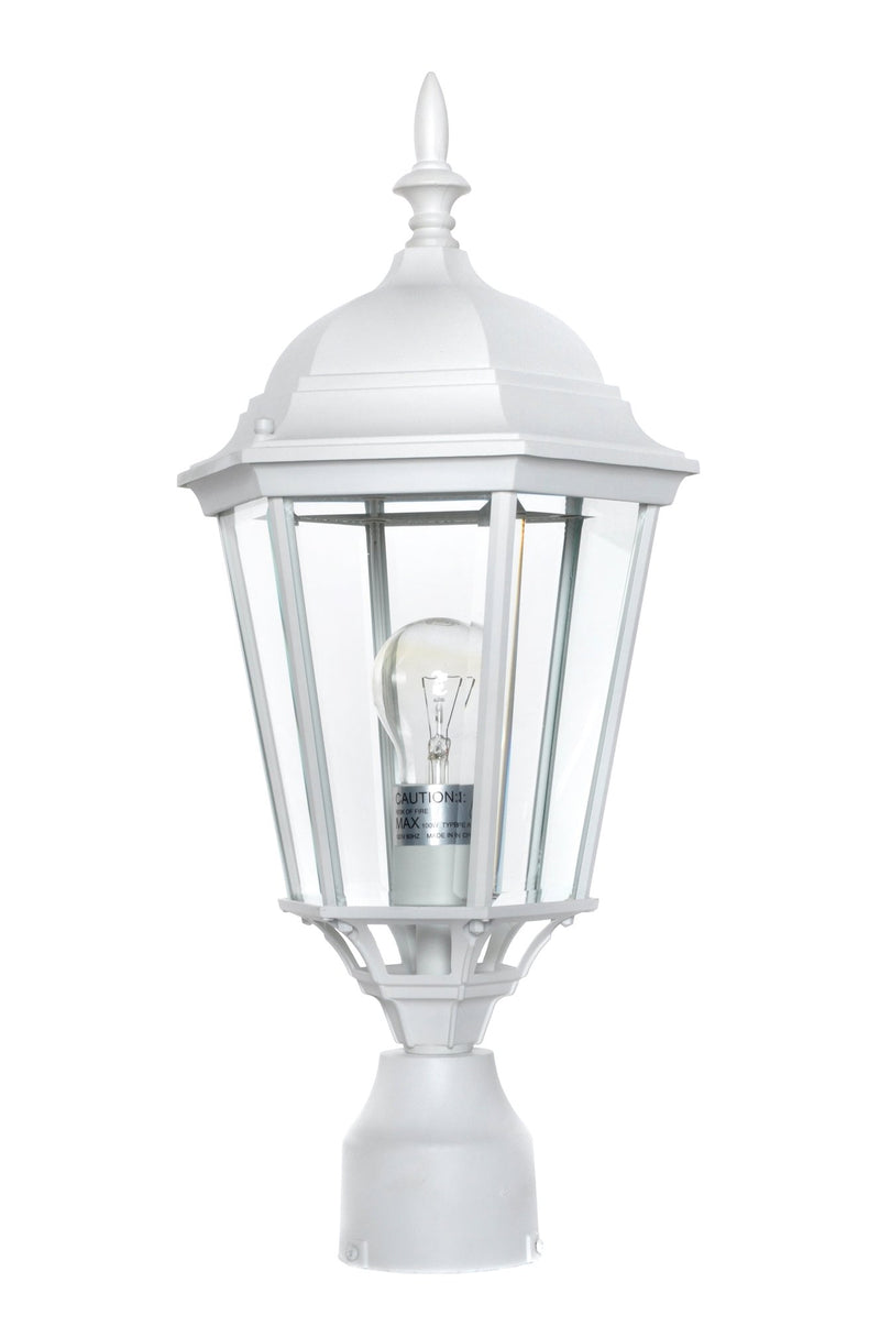 Westlake 1 Light 21" Outdoor Post Lantern in White
