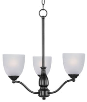 Stefan 3 Light Chandelier in Black