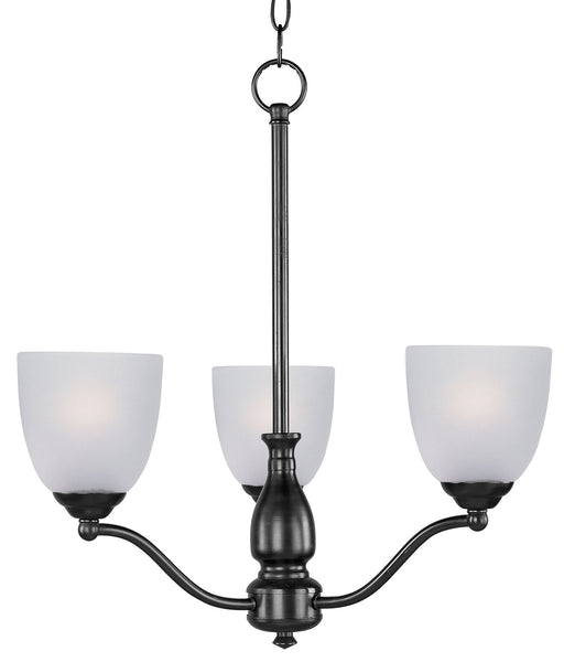 Stefan 3 Light Chandelier in Black