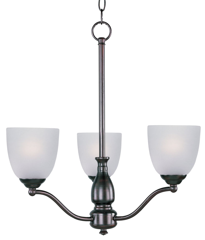 Stefan 3 Light Chandelier in Oil Rubbed Bronze