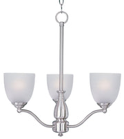 Stefan 3 Light Chandelier in Satin Nickel
