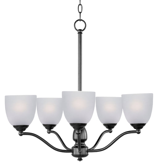 Stefan 5 Light Chandelier in Black
