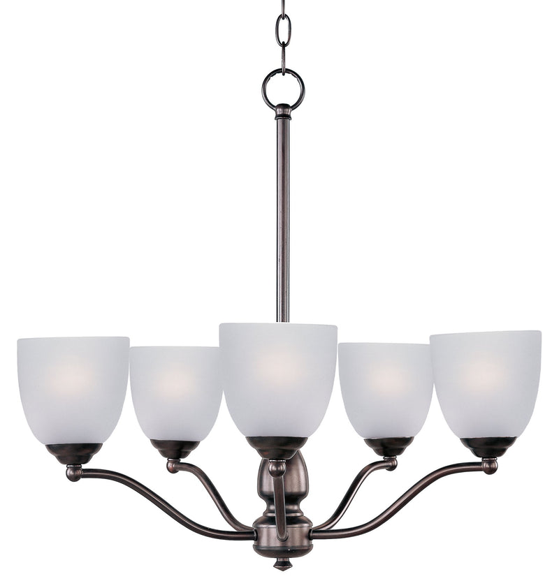 Stefan 5 Light Chandelier in Oil Rubbed Bronze