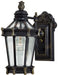 Stratford Hall 1-Light Wall Mount in Heritage with Gold Highlights & Clear Beveled Glass - Lamps Expo