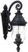 Newport 2-Light Wall Mount in Heritage & Clear Strip Optic Glass