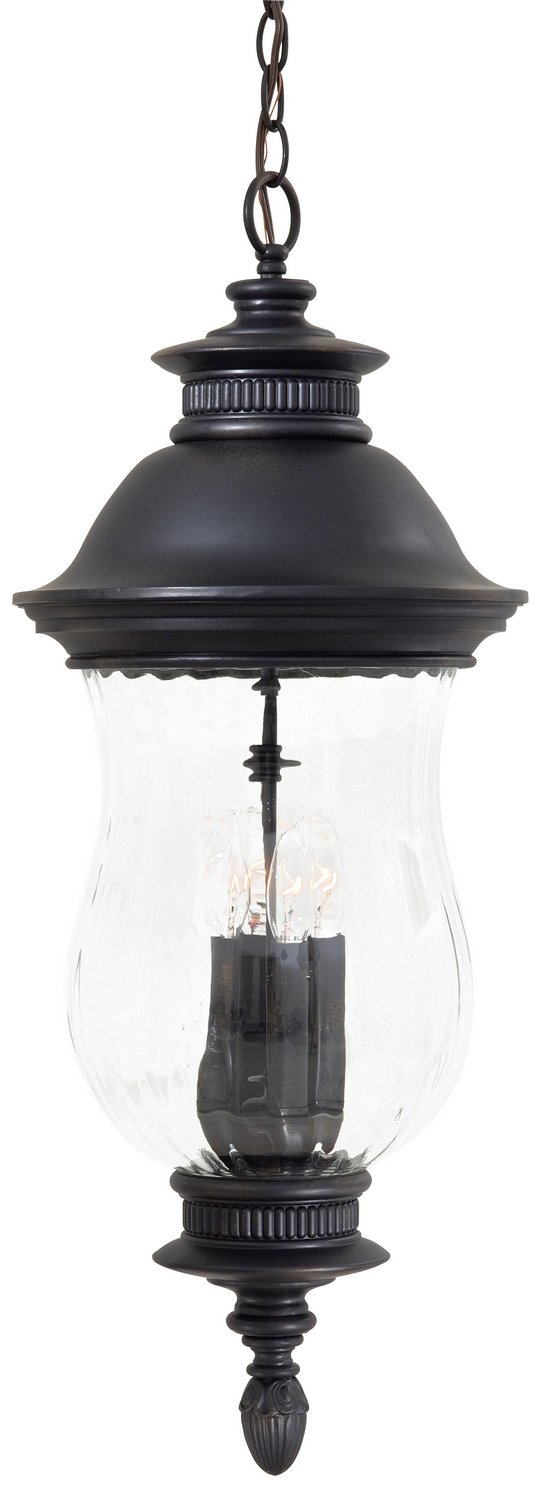 Newport 4-Light Outdoor Lantern Pendant in Heritage
