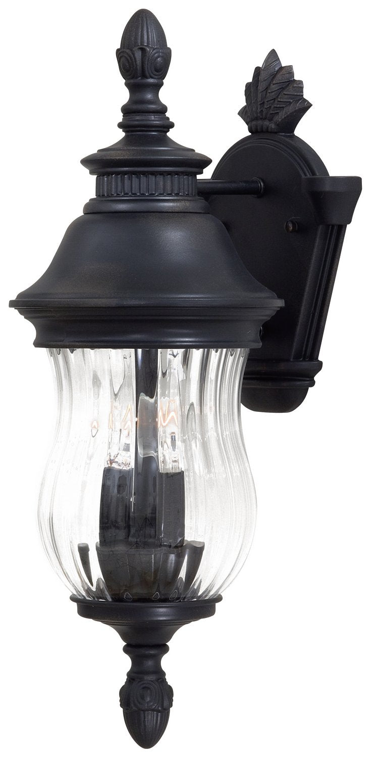 Newport 18.25" 2-Light Outdoor Wall Lantern in Heritage