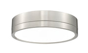 Algar 1 Light 12" Flush Mount in Brushed Nickel