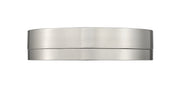 Algar 1 Light 12" Flush Mount in Brushed Nickel