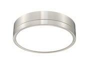 Algar 1 Light 12" Flush Mount in Brushed Nickel