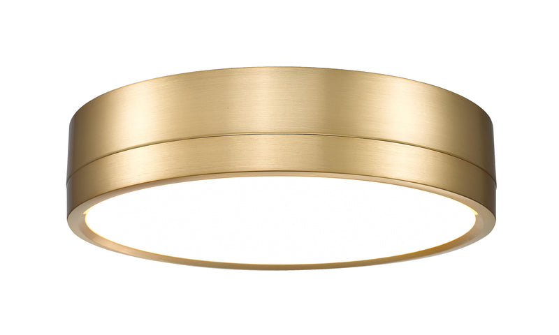 Algar 1 Light 12" Flush Mount in Modern Gold