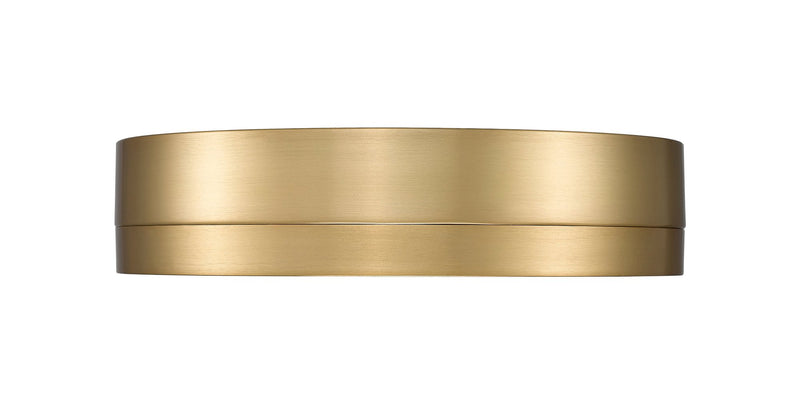 Algar 1 Light 12" Flush Mount in Modern Gold