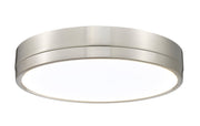 Algar 1 Light 16" Flush Mount in Brushed Nickel