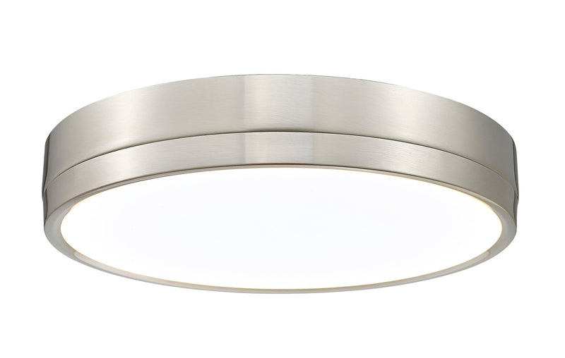 Algar 1 Light 16" Flush Mount in Brushed Nickel