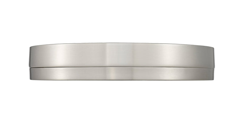Algar 1 Light 16" Flush Mount in Brushed Nickel