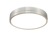 Algar 1 Light 16" Flush Mount in Brushed Nickel