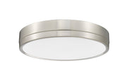 Algar 1 Light 16" Flush Mount in Brushed Nickel