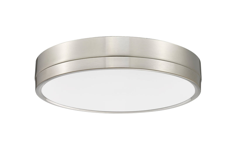 Algar 1 Light 16" Flush Mount in Brushed Nickel