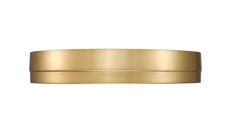 Algar 1 Light 16" Flush Mount in Modern Gold