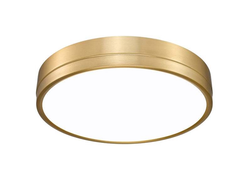 Algar 1 Light 16" Flush Mount in Modern Gold