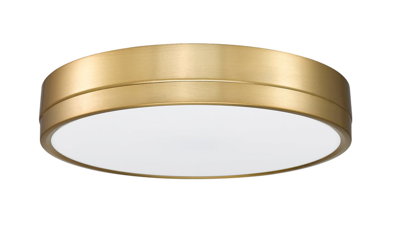 Algar 1 Light 16" Flush Mount in Modern Gold