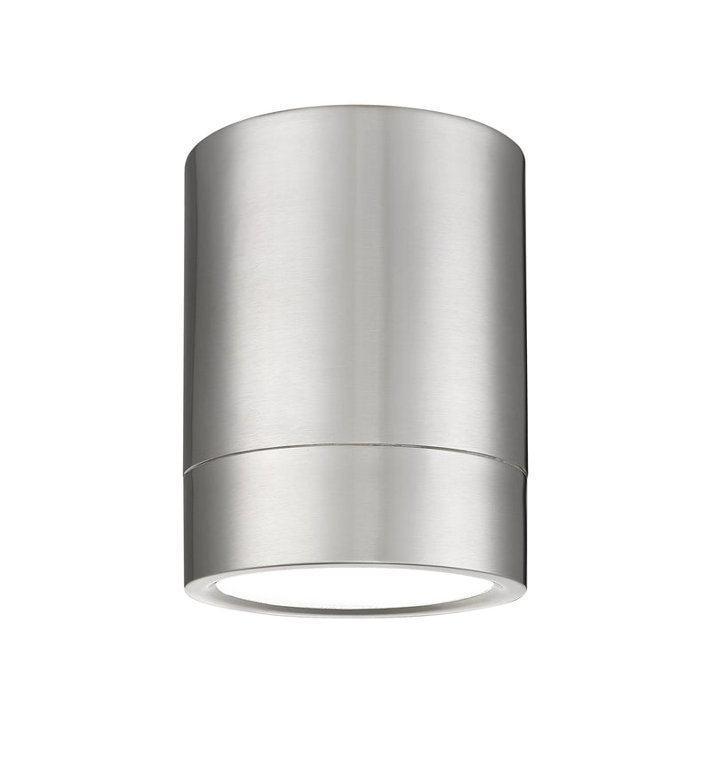 Algar 1 Light 6" Flush Mount in Brushed Nickel