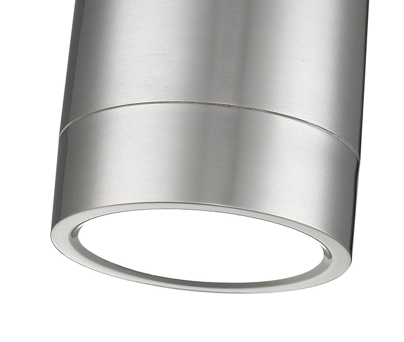 Algar 1 Light 6" Flush Mount in Brushed Nickel