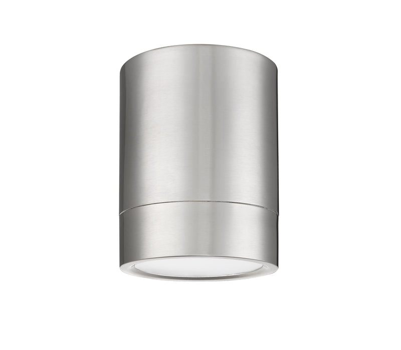 Algar 1 Light 6" Flush Mount in Brushed Nickel