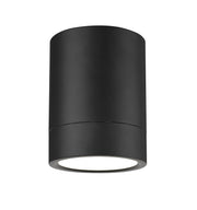 Algar 1 Light 6" Flush Mount in Matte Black
