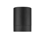 Algar 1 Light 6" Flush Mount in Matte Black