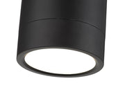 Algar 1 Light 6" Flush Mount in Matte Black