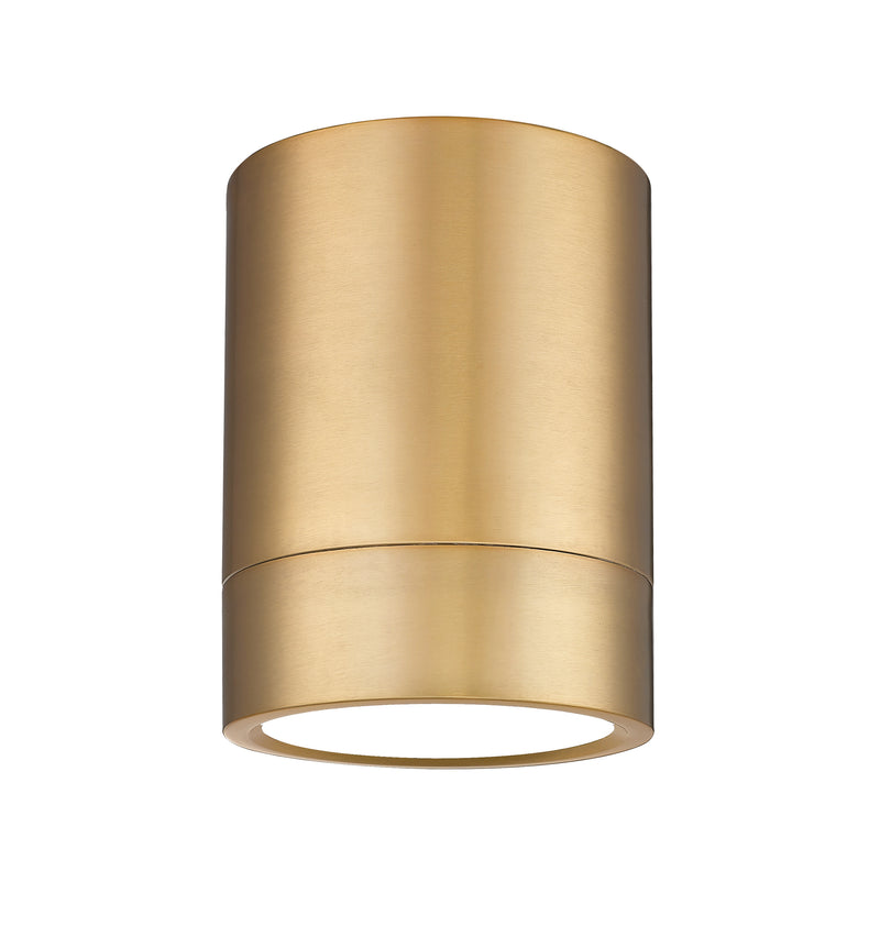 Algar 1 Light 6" Flush Mount in Modern Gold