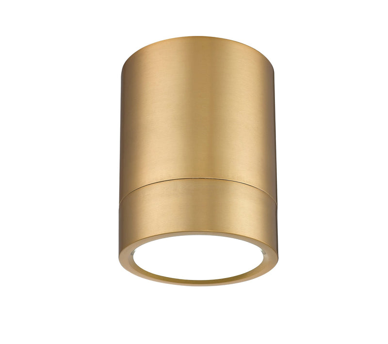 Algar 1 Light 6" Flush Mount in Modern Gold