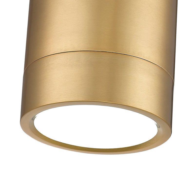 Algar 1 Light 6" Flush Mount in Modern Gold