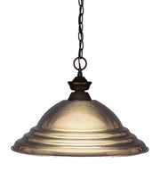 Pendant Lights 1 Light 16" Pendant in Bronze
