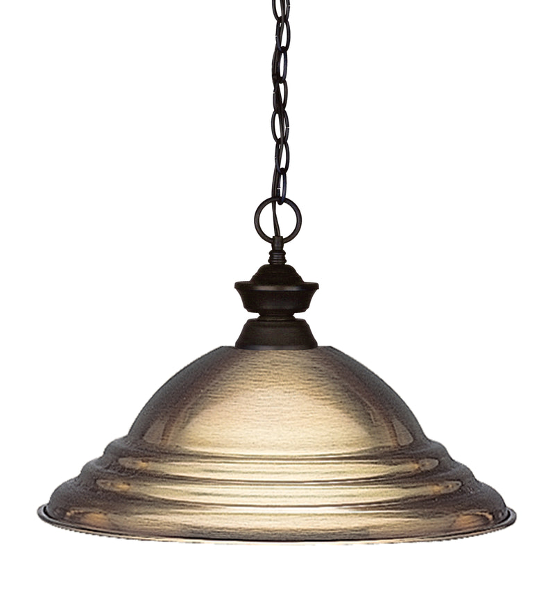 Pendant Lights 1 Light 16" Pendant in Bronze