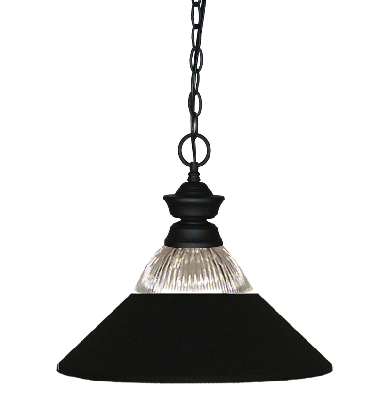 Pendant Lights 1 Light 14" Pendant in Matte Black