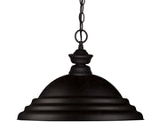 Pendant Lights 1 Light 16" Pendant in Matte Black
