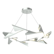 Plume 12-Light LED Pendant in Vintage Platinum with Vintage Platinum Accent - 135008-LED-STND-82-82 by Hubbardton Forge